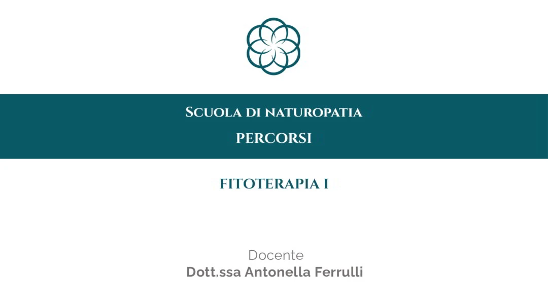 Fitoterapia I